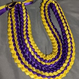 Double Braided ribbon lei